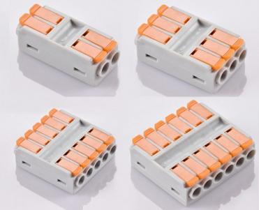 Wire Splice Connectors,6mm2,20~10AWG,02 03 04 05 06 08 10 12 Pins KLS2-226B